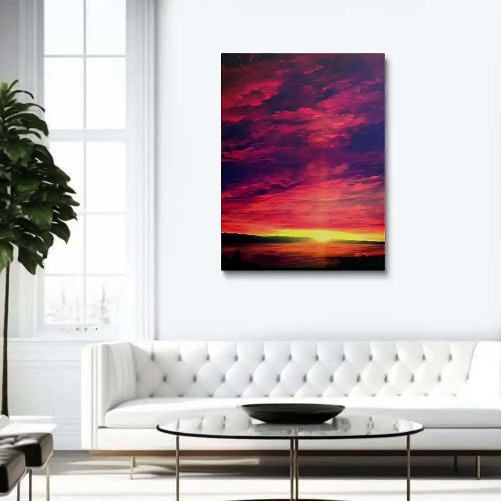Abstract sky painting