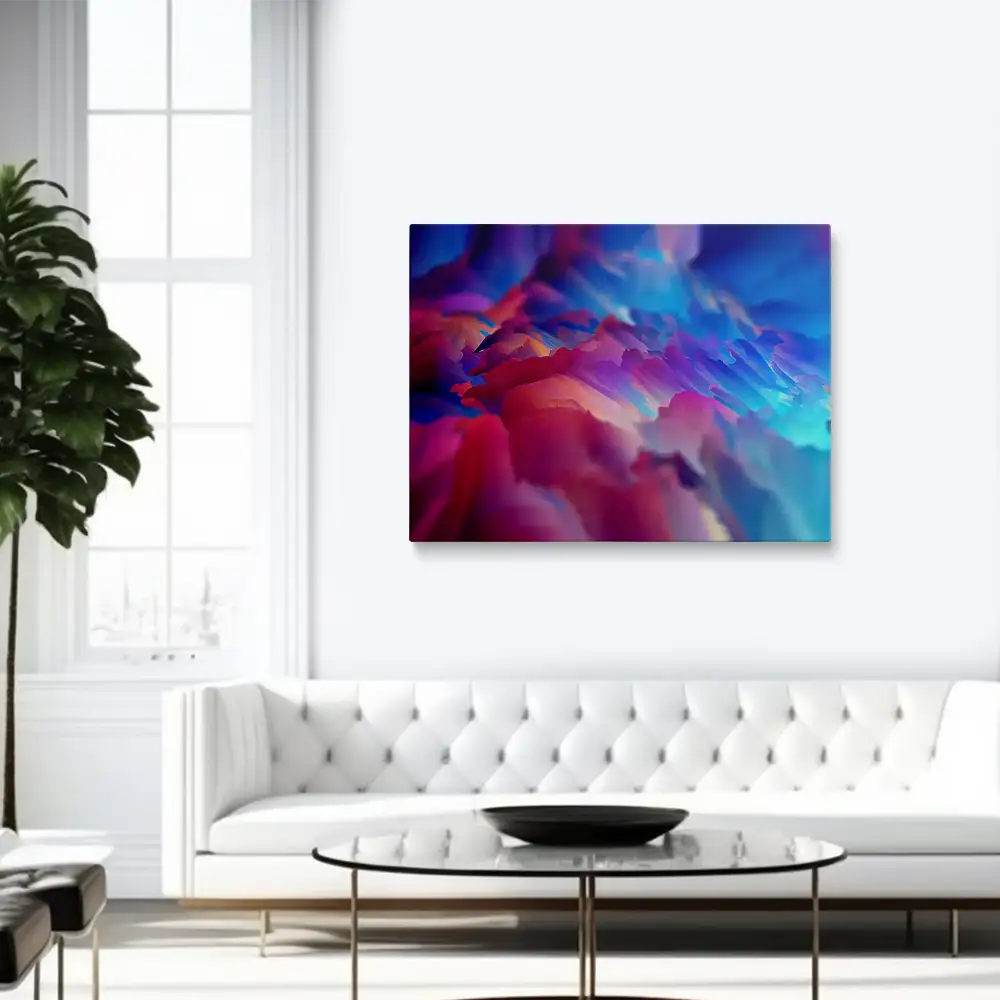 Abstract cloud painting