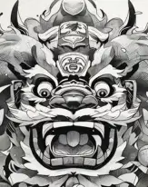 chinese dragon head