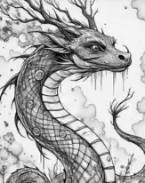 dragon easy drawing​ 