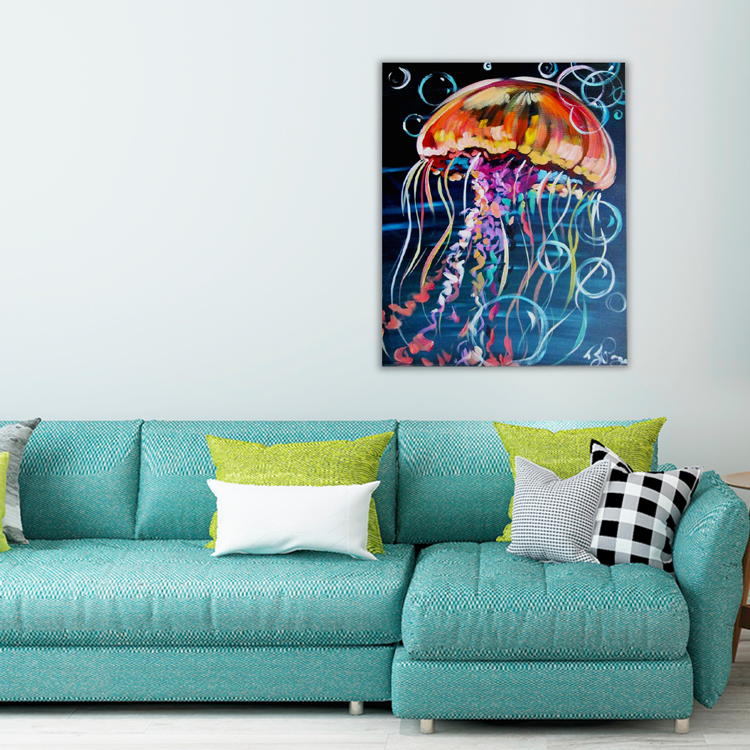Abstract jelly fish