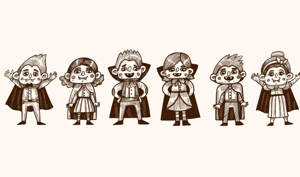 happy halloween vampire drawings