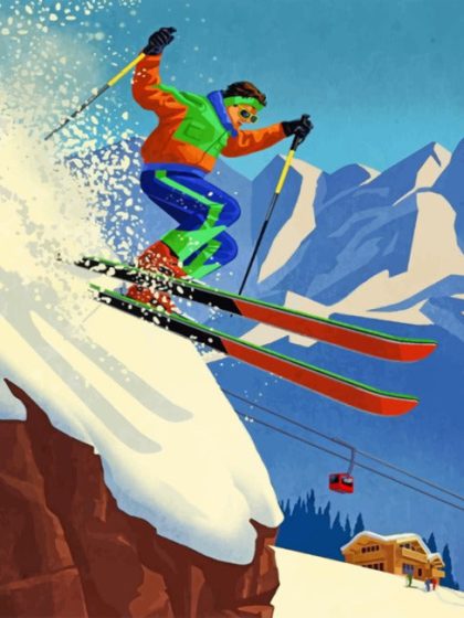 80-s-skier-paint-by-numbers