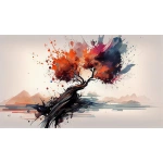 Abstract illustration tree