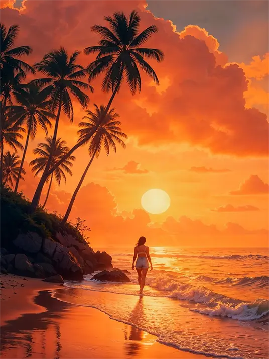 Aesthetic summer holidays
