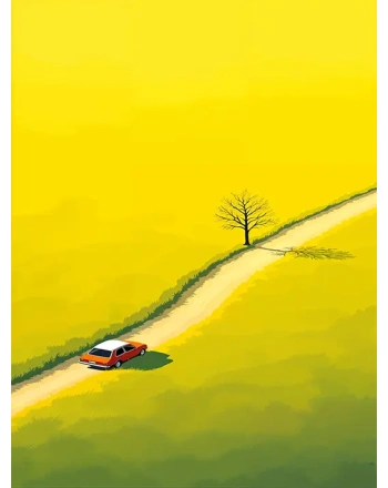 Car in the field