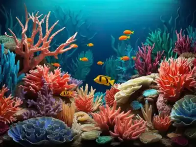 Coral painting