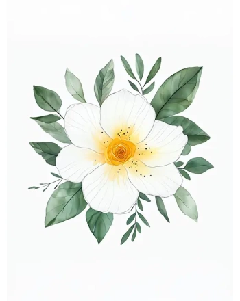 Elegant White Flower