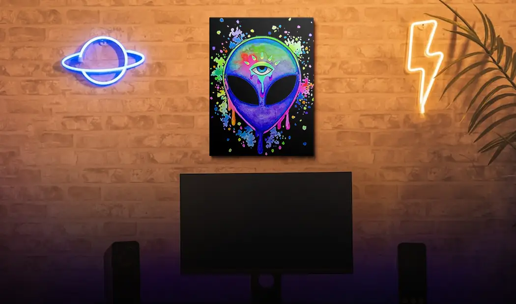 From Imagination to Canvas: How to Bring Trippy Alien Painting to Life