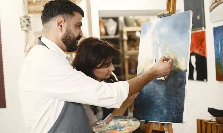 How paint by numbers breaks the traditional norms attached to men?