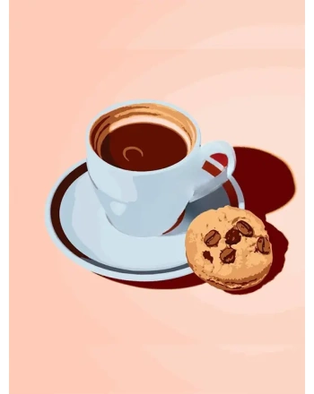 Hot cup of coffee