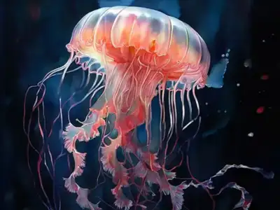 Jellyfish painting