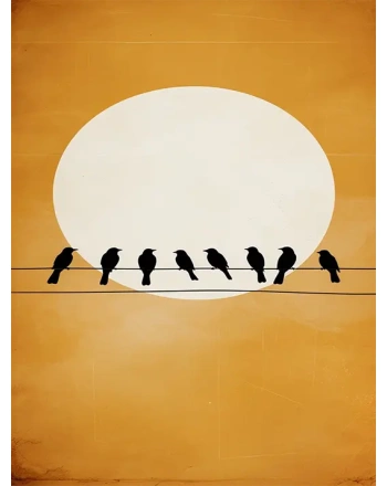 Minimalist Black Birds