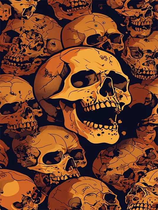 Overlapping skull