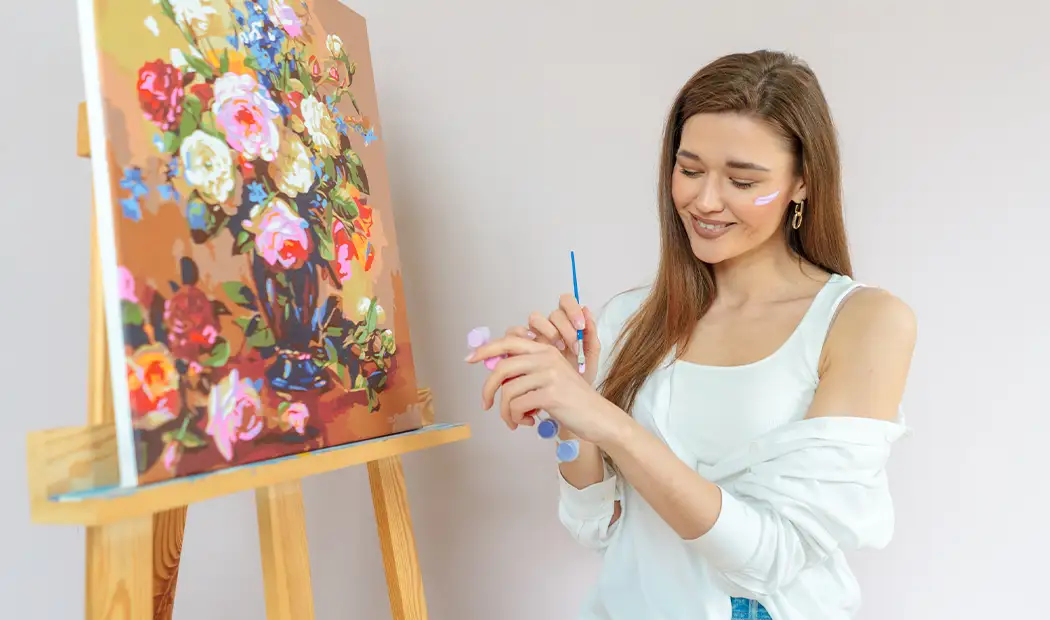 Paint by number adults kits for relieving stress 