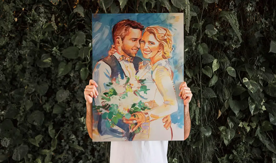 Portrait couple art