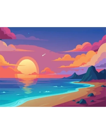 Serene Dreamy Beach