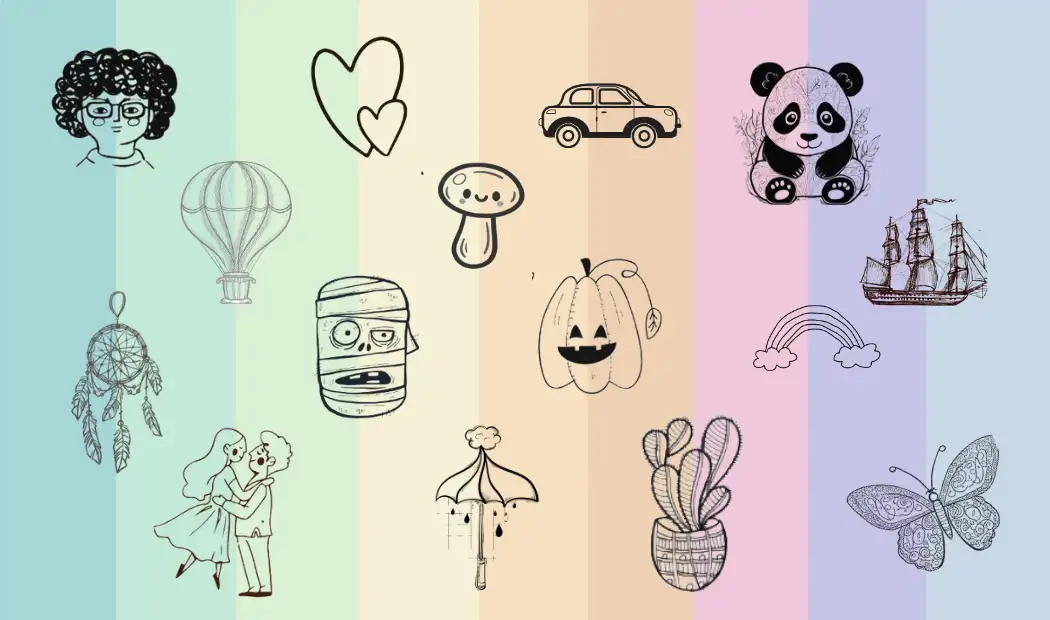 100 Easy Things to Draw When Bored