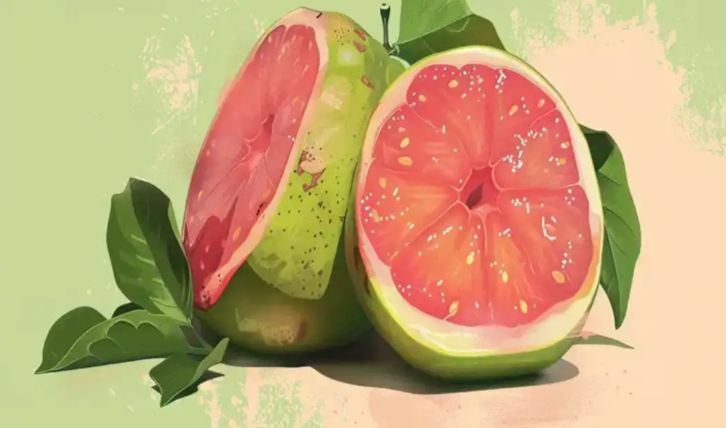 Green fruit painting