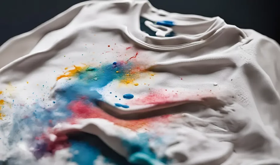 how to get acrylic paint out of clothes