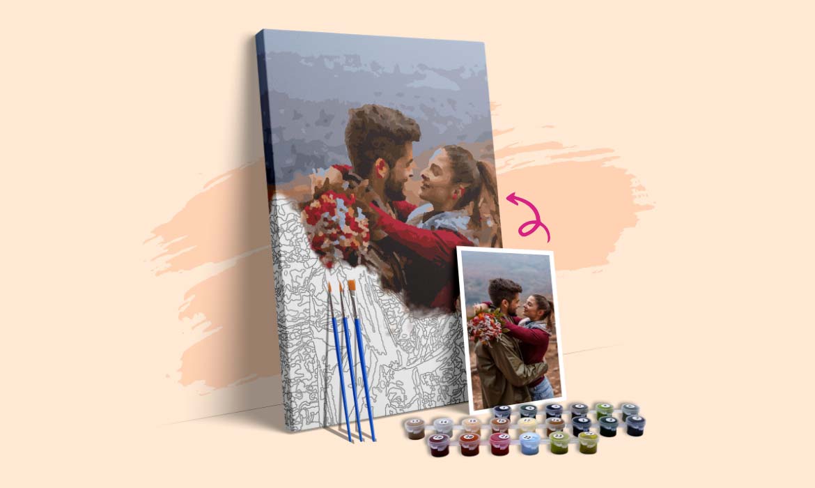 What makes painting kit a unique and sentimental anniversary gift option?