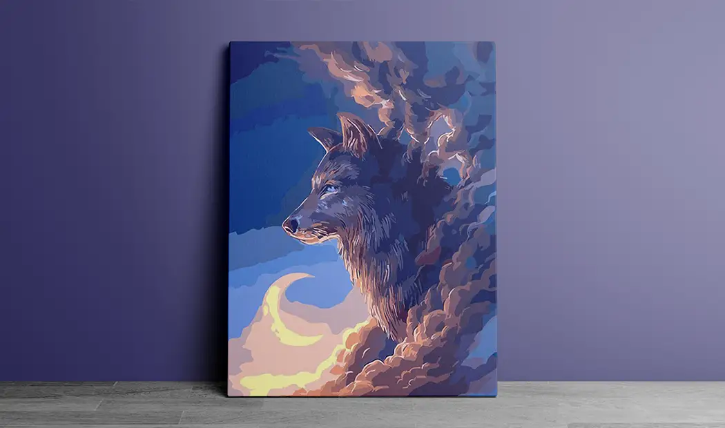 painted wolf