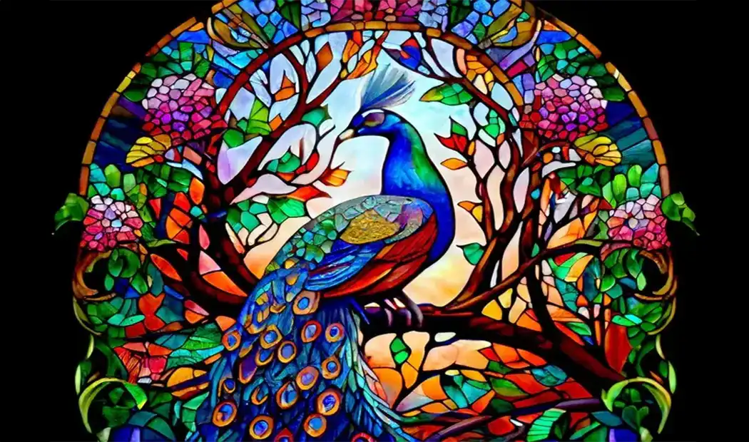 How does painting by number peacock teach teens grace and dignity?