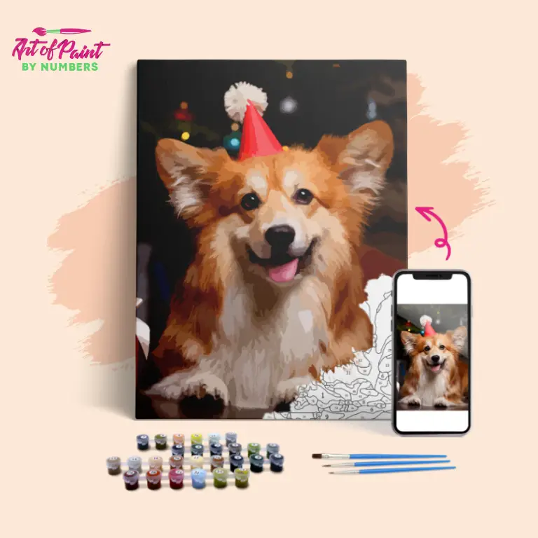 Custom Pet Paint By Number Art Of Paint By Numbers