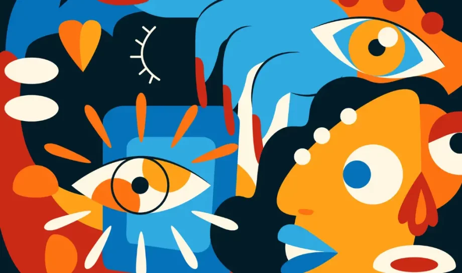 what colors go with what when painting abstract art